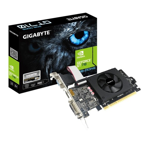 GIGABYTE GeForce GT 710 2GB GDDR5 DVI-D HDMI D-Sub - 2070222