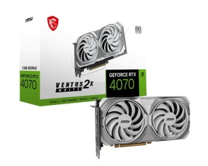Karta VGA MSI GeForce RTX 4070 VENTUS 2X WHITE 12G OC 12GB GDDR6X 192bit HDMI+3xDP PCIe4.0