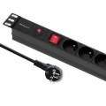 Listwa zasilająca Qoltec do RACK 19" 1U 16A PDU CB 6xSCHUKO 2m - 1916519