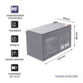 Akumulator AGM Qoltec 12V | 12Ah - 1210652