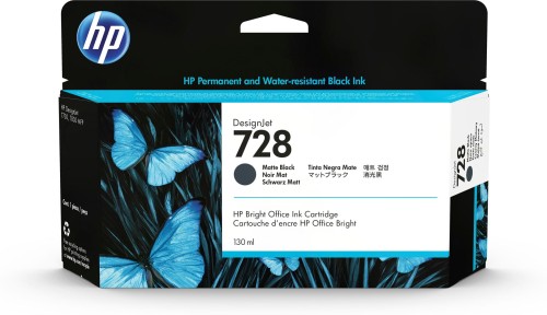 HP 728 130-ML MATTE BLACK/DESIGNJET INK CARTRIDGE - 2068783