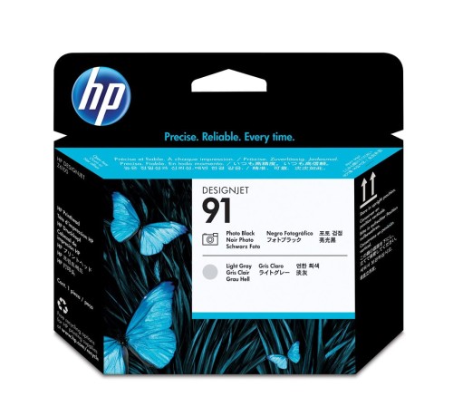 HP 91 PHOTO BLACK + LIGHT GREY/PRINTHEAD - 2068847