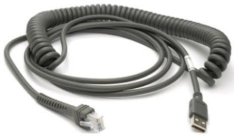 CABLE - SHIELDED USB: SERIES A CONNECTOR, 15FT. (4.6M), COILED - 2069806