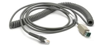 CABLE - SHIELDED USB: POWER PLUS CONNECTOR, 15FT. 4.6M, COILED, 12V - 2069811