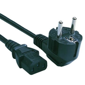 Power Cord, 250VAC 10A CEE 7/7 Plug, EU - 2070860