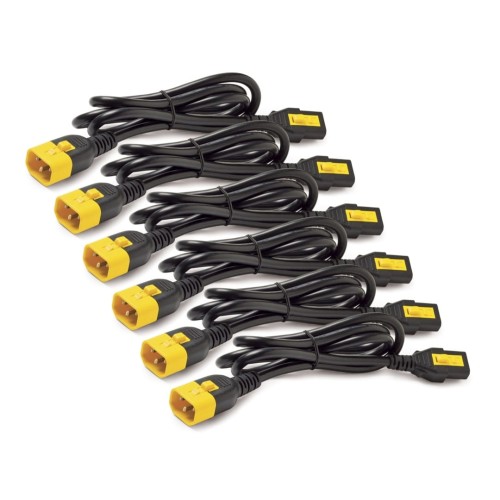 Power Cord Kit (6 ea), Locking, C13 to C14, 1.8m, Blue - 2070863