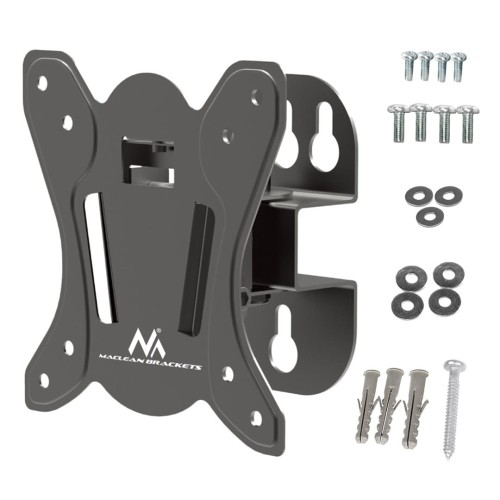 Uchwyt do telewizora lub monitora Maclean MC-415, max. VESA 100x100, 13-32", 30kg, czarny - 2069522