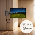 Uchwyt do telewizora lub monitora Maclean MC-418, max. VESA 200x200, 23-43", 30kg, czarny - 2069505