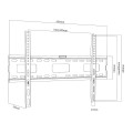 Uchwyt do TV Maclean MC-419, max VESA 600x400, 32-100", 80kg - 2069440
