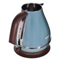 Delonghi | Czajnik | KBOV 2001.AZ | Standardowy | 2000 W | 1,7 L | Stal nierdzewna | Podstawa obrotowa 360° | Błękit - 2047313