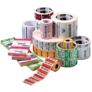 Label, Paper, 89x38mm; Thermal Transfer, Z-Perform 1000T, Uncoated, Permanent Adhesive, 76mm Core - 2050799