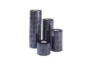 TMX1310 wax ribbon, Core 25,4, Width 104 mm x Length 153 meters, 10 rolls per box, ink coating out. Ideal for Uncoated / Coated papers - 2050834