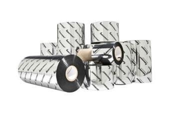 TMX1310 wax ribbon, Core 25,4, Width 63 mm x Length 153 meters, 10 rolls per box, ink coating out. Ideal for Uncoated / Coated papers - 2050862