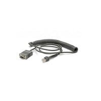 CABLE - RS232: DB9 FEMALE CONNECTOR,9 FT.(2.8M) COILED, POWER PIN 9, -30C - 2054166