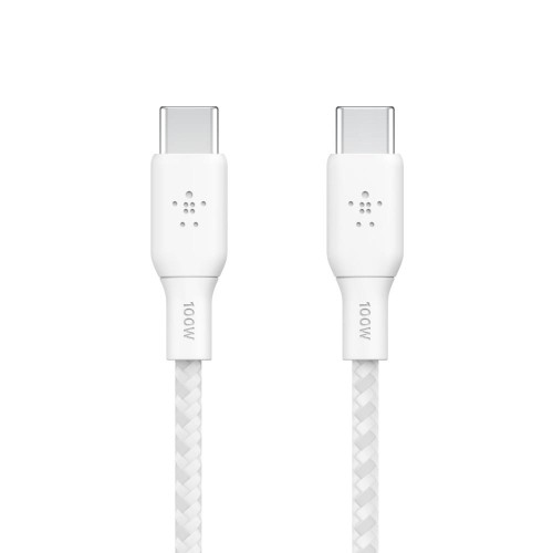 BELKIN BRAIDED USB-C TO USB-C/CABLE SUPPORTS FAST CHARGING UP - 2054252