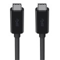 BELKIN MONITOR CABLE USB-C - USB-C, 5GBPS, 2M, CZARNY - 2054247
