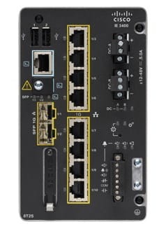 Catalyst IE3400 with 8 GE Copper and 2 GE SFP, Modular, NE - 2054921