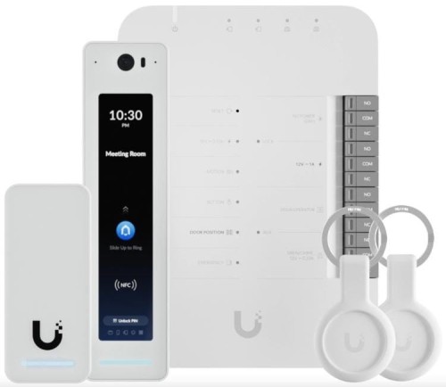 Ubiquiti UA-G2-SK-Pro | Zestaw startowy UniFi Access | Czytnik dostępu G2 + G2-Pro + Hub + Brelok (2 sztuki) - 2054958