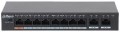 Switch niezarządzalny Dahua PFS3010-8ET-96-V2 8 portowy 8xPoE 10/100 2xUplink Gigabit - 1968163