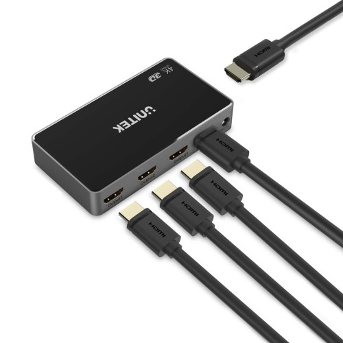 Unitek V1109A Rozgałęźnik sygnału HDMI 1.4b 1 IN-4 OUT 4K - 2056959