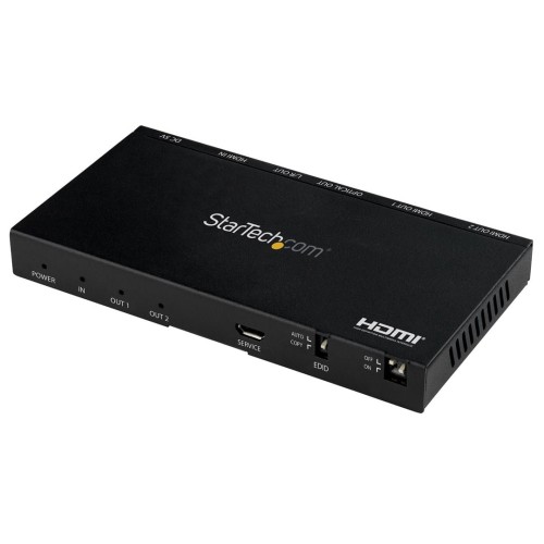 HDMI SPLITTER - 2 PORT HDMI 2.0/4K 60HZ WITH SCALER - 7.1 SOUND - 2057049
