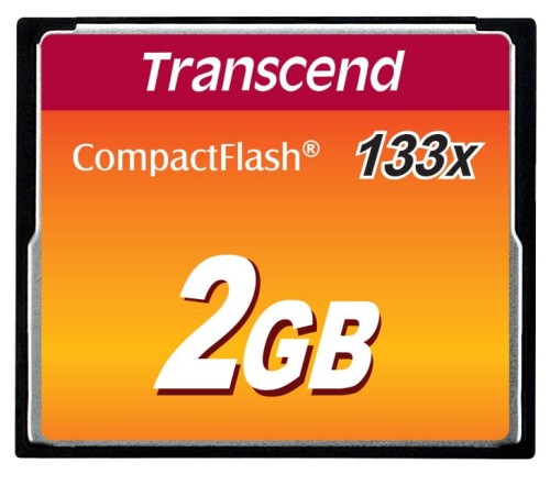 KOMPAKTOWA PAMIĘĆ FLASH 2GB MLC TS2GCF133 TRANSCEND - 1900307