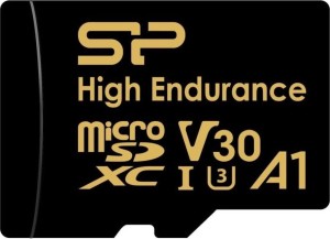 Karta pamięci Silicon Power microSDXC High Endurance Golden Series 64GB V30 UHS-1 U3 A1 4K UHD + adapter