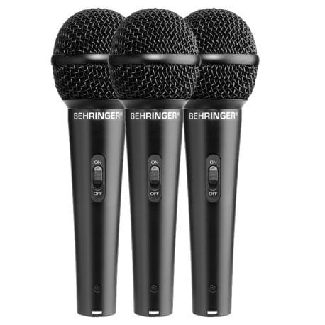 Behringer XM1800S Zestaw 3 mikrofonów dynamicznych - 2057577