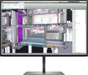 HP Z24u G3 monitor komputerowy 61 cm (24") 1920 x 1200 px WUXGA LED Srebrny