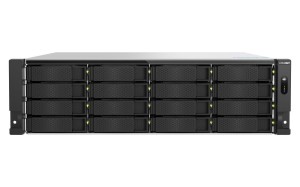 Qnap TS-h1677AXU-RP-R7-32G, 3U, 16 x 3.5" SATA 6Gbs + 2 x M.2 2280 NVMe, AMD Ryzen Pro 7745 8/16, 32 GB UDIMM DDR5 non-ECC (max. 128GB), 2 x 2.5 GbE + 2 x 10GbE, 550W Redundant PSU