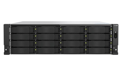 Qnap TS-h1677AXU-RP-R7-32G, 3U, 16 x 3.5" SATA 6Gbs + 2 x M.2 2280 NVMe, AMD Ryzen Pro 7745 8/16, 32 GB UDIMM DDR5 non-ECC (max. 128GB), 2 x 2.5 GbE + 2 x 10GbE, 550W Redundant PSU - 2059686