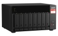Qnap TS-873A-SW5T, Tower, 8 x 2.5"/3.5" SATA, AMD Ryzen V1500B 4C/8T, 8GB DDR4 (Max. 64GB), 2 x 2.5GbE, optional 10GbE, Single PSU, 250W - 2059697