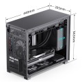 Jonsbo D31 MESH Screen Micro-ATX Tempered Glass - black - 2061044