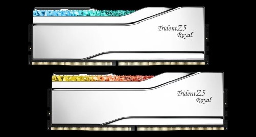 G.SKILL TRIDENT Z5 ROYAL RGB DDR5 2X48GB 6400MHZ CL32 XMP3 SILVER F5-6400J3239F48GX2-TR5S - 2061523
