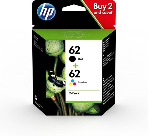 Zestaw tuszów HP 62 CMYK (N9J71AE) - 2076352