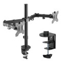 Uchwyt biurkowy na 2 monitory Maclean MC-884 17-32" 2x 8kg (max 16kg) VESA 75x75, 100x100 - 2076442