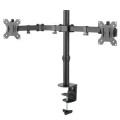 Uchwyt biurkowy na 2 monitory Maclean MC-884 17-32" 2x 8kg (max 16kg) VESA 75x75, 100x100 - 848490