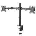 Uchwyt biurkowy na 2 monitory Maclean MC-884 17-32" 2x 8kg (max 16kg) VESA 75x75, 100x100 - 2076444