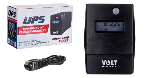Zasilacz awaryjny MicroUPS 800VA/480W 9Ah - 2076757