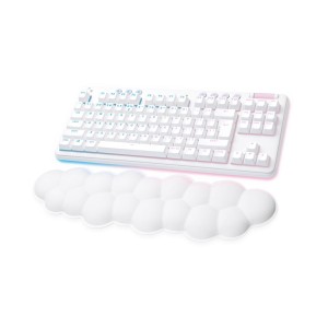 Logitech G G715 klawiatura Gaming RF Wireless + Bluetooth QWERTY Amerykański międzynarodowy Biały