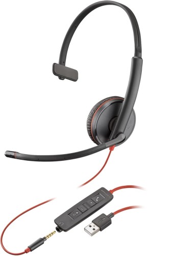 Poly Blackwire 3215 Monaural USB-A Headset (Bulk) - 2062409