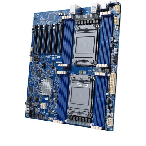 Płyta główna Gigabyte MD72-HB3 2x LGA4189 Intel Xeon Scalable 3gen C621A (16x DIMM, 3x SlimSAS (12x SATA) 2xM.2, 2x1Gbe, IPMI, E-ATX) - 2063015