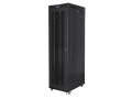 Szafa instalacyjna Rack stojąca 19" 47U 800x1000 Drzwi Perforowane czarna Lanberg (flat pack) LCD - 2067613