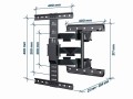 TV SET ACC WALL MOUNT 32-65"/WM-65ST-01 GEMBIRD - 2076453