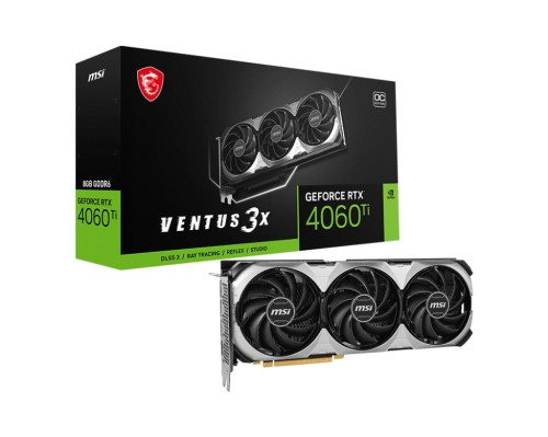 Karta graf. MSI GeForce RTX 4060 Ti VENTUS 3X E 8G - 2076517