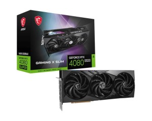 Karta VGA MSI GeForce RTX 4080 SUPER 16G GAMING X SLIM 16GB GDDR6X 256bit 2xHDMI+2xDP PCIe4.0