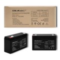 Akumulator AGM Qoltec 6V | 12Ah - 1402797