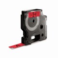 Taśma DYMO D1 - 12 mm x 7 m, czarny / czerwony S0720570 (12mm ) - 891602