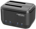 Stacja dokująca HDD/SSD Natec Kangaroo Dual SATA 2.5" + 3.5" USB 3.0 + zasilacz - 1905081