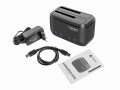 Stacja dokująca HDD/SSD Natec Kangaroo Dual SATA 2.5" + 3.5" USB 3.0 + zasilacz - 727265